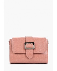 Розовая кожаная сумка через плечо от Roberto Jolini