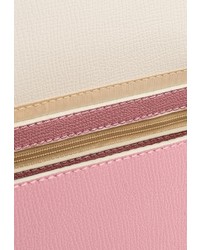 Розовая кожаная сумка через плечо от Vitacci