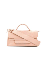 Розовая кожаная сумка через плечо от Zanellato