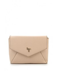 Розовая кожаная сумка через плечо от Zarina