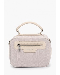 Розовая кожаная сумка через плечо от Zarina