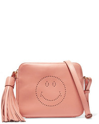 Женская розовая кожаная сумка от Anya Hindmarch