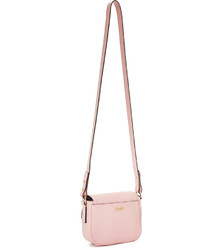 Женская розовая кожаная сумка от Milly