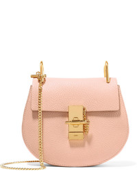 Женская розовая кожаная сумка от Chloé