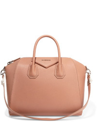 Женская розовая кожаная сумка от Givenchy
