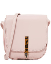 Женская розовая кожаная сумка от Karen Walker