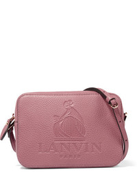 Женская розовая кожаная сумка от Lanvin
