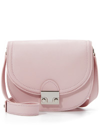 Женская розовая кожаная сумка от Loeffler Randall