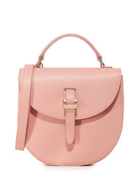 Женская розовая кожаная сумка от Meli-Melo