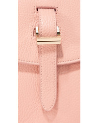 Женская розовая кожаная сумка от Meli-Melo