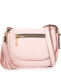 Женская розовая кожаная сумка от Milly