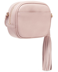 Женская розовая кожаная сумка от Saint Laurent