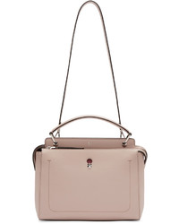 Женская розовая кожаная сумка от Fendi