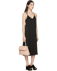 Женская розовая кожаная сумка от Mansur Gavriel