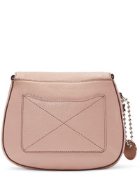 Женская розовая кожаная сумка от Marc Jacobs