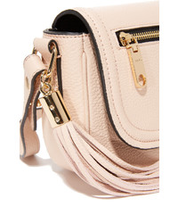 Женская розовая кожаная сумка от Milly