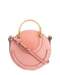 Розовая кожаная сумочка от Chloé