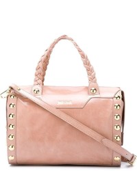Розовая кожаная сумочка от Just Cavalli