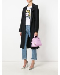 Розовая кожаная сумочка от Furla