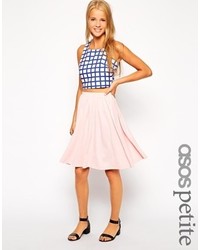 Розовая короткая юбка-солнце от Asos