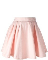Розовая короткая юбка-солнце