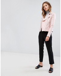 Женская розовая косуха от Helene Berman