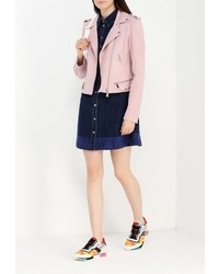 Женская розовая косуха от Pinko