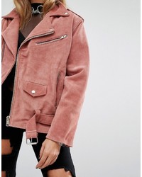 Женская розовая косуха от Reclaimed Vintage