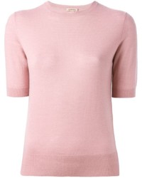 Женская розовая кофта с коротким рукавом от P.A.R.O.S.H.