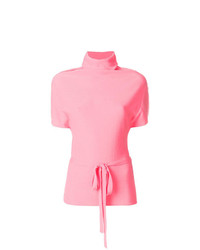 Женская розовая кофта с коротким рукавом от Unconditional