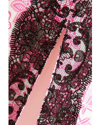 Розовая кружевная юбка-миди от Christopher Kane