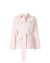 Розовая куртка в стиле милитари от Temperley London