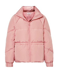 Розовая куртка-пуховик
