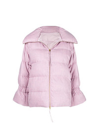 Женская розовая куртка-пуховик от Agnona