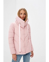 Женская розовая куртка-пуховик от Allegri