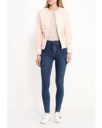 Женская розовая куртка-пуховик от B.Style