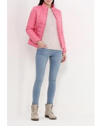 Женская розовая куртка-пуховик от Baon