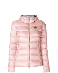 Женская розовая куртка-пуховик от Blauer