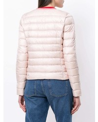 Женская розовая куртка-пуховик от Moncler