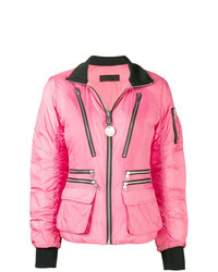 Женская розовая куртка-пуховик от Diesel