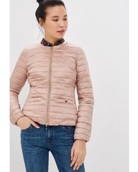 Женская розовая куртка-пуховик от Geox