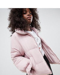 Женская розовая куртка-пуховик от Lost Ink Petite