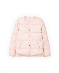Женская розовая куртка-пуховик от Mango