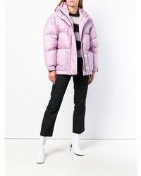 Женская розовая куртка-пуховик от Ienki Ienki