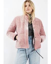Женская розовая куртка-пуховик от Topshop