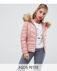Женская розовая куртка-пуховик от Vero Moda Petite