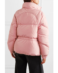 Женская розовая куртка-пуховик от Ganni