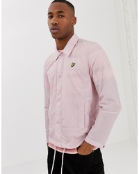 Мужская розовая куртка-рубашка от Lyle & Scott