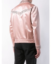 Мужская розовая куртка-рубашка от DSQUARED2