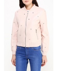 Женская розовая куртка от B.Style